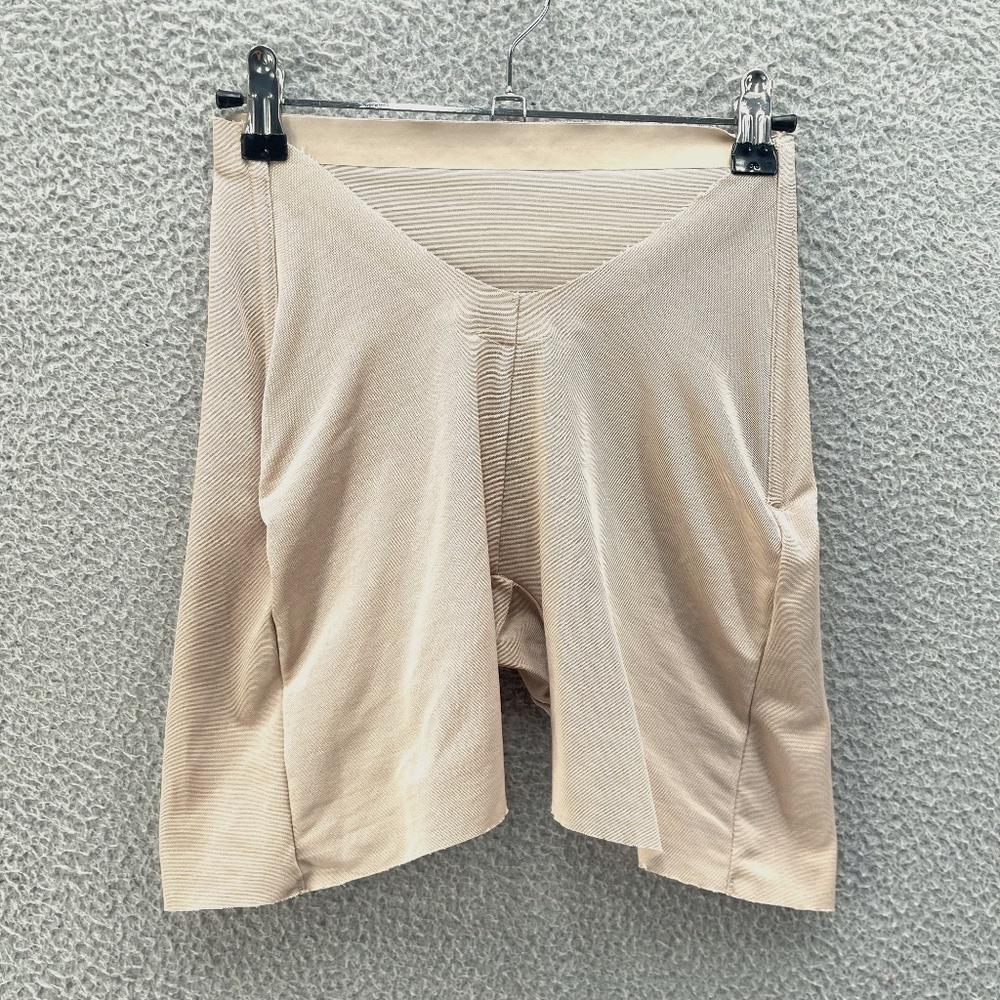 Skims Shapewear Shorts Women Small Brown Sheer Sculpt Low Back